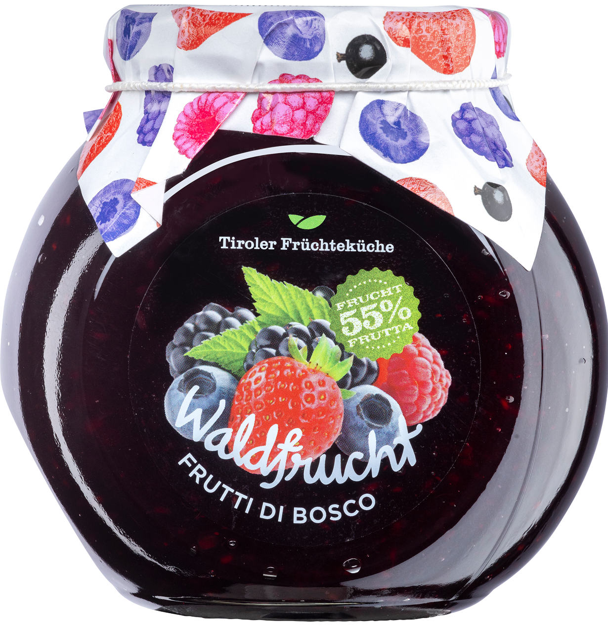 Waldfrucht Dekoglas