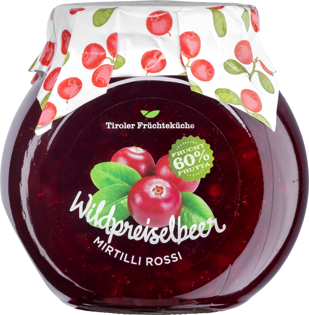 Wildpreiselbeer Dekoglas